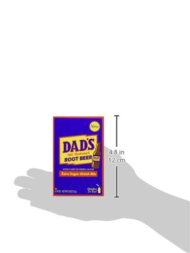 Packaging image of SINGLES TO GO! Dad's Root Beer product line.