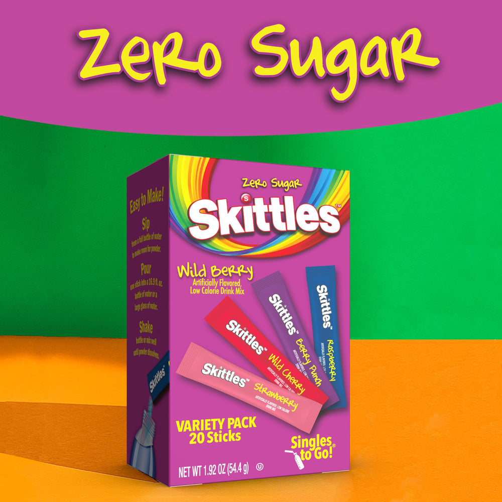 Wild Berry flavor dissolves quickly in water for a vibrant drink.