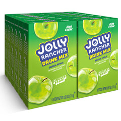 SINGLES TO GO Jolly Rancher green apple packets in a box for travel hydration