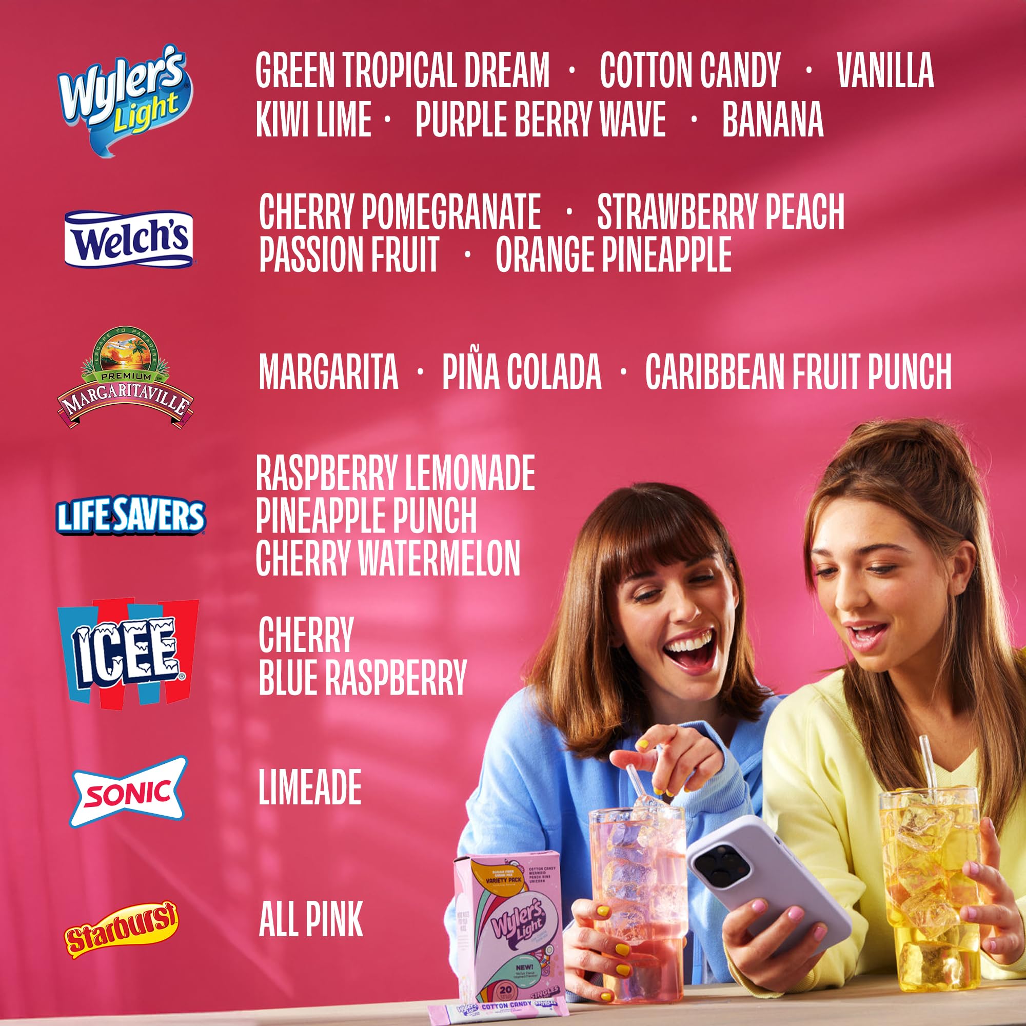 Singles To Go! Icee flavor packets add bold notes to plain water.