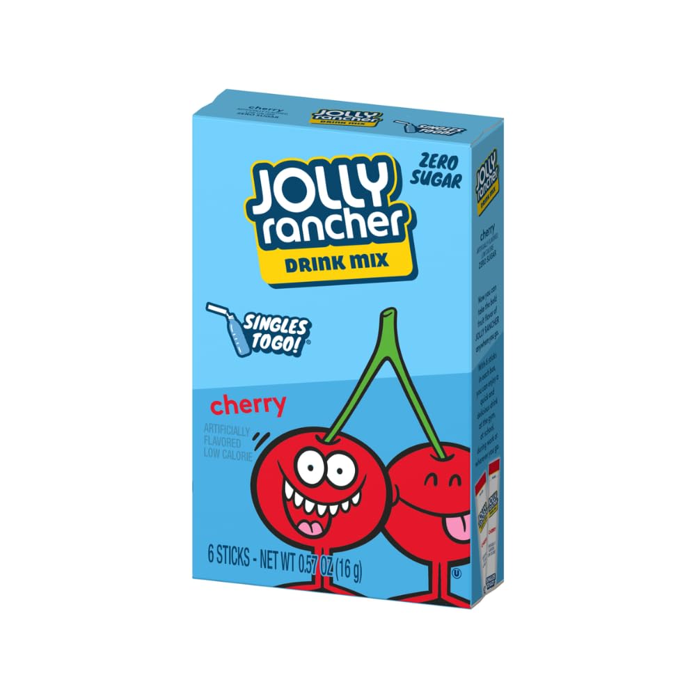 A ready-to-drink cherry mixer in a glass shows ready hydration flavor.