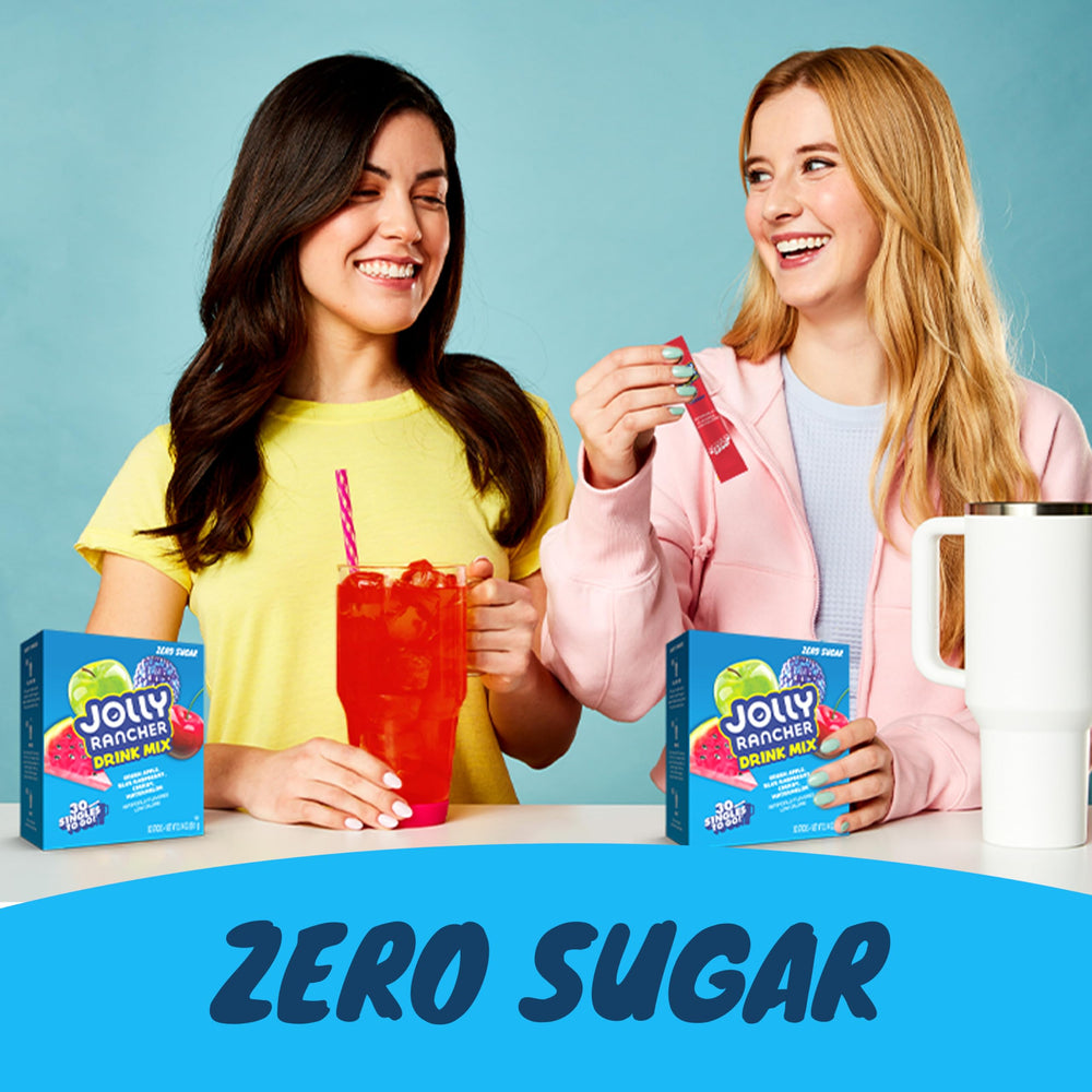 Singles To Go Jolly Rancher Cherry stick presents iconic candy taste in drink form.