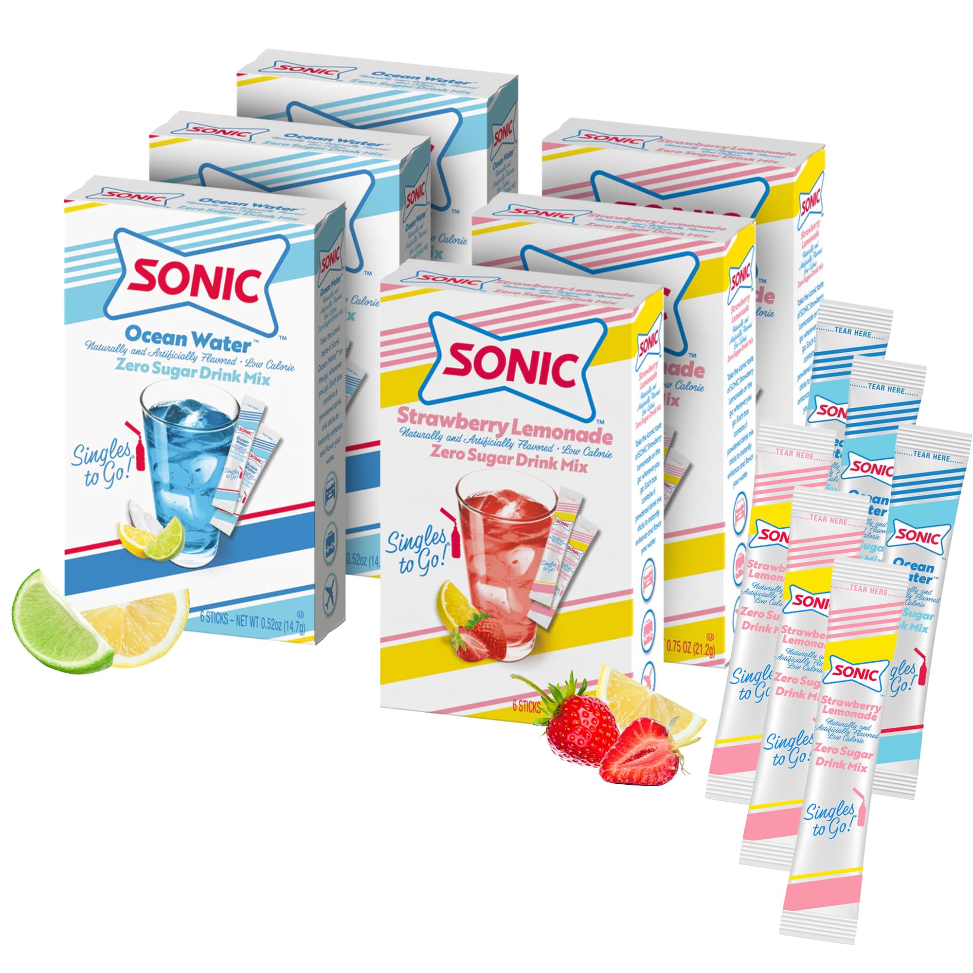 SINGLES TO GO! Ocean Water on-the-go setup, ideal travel companion.