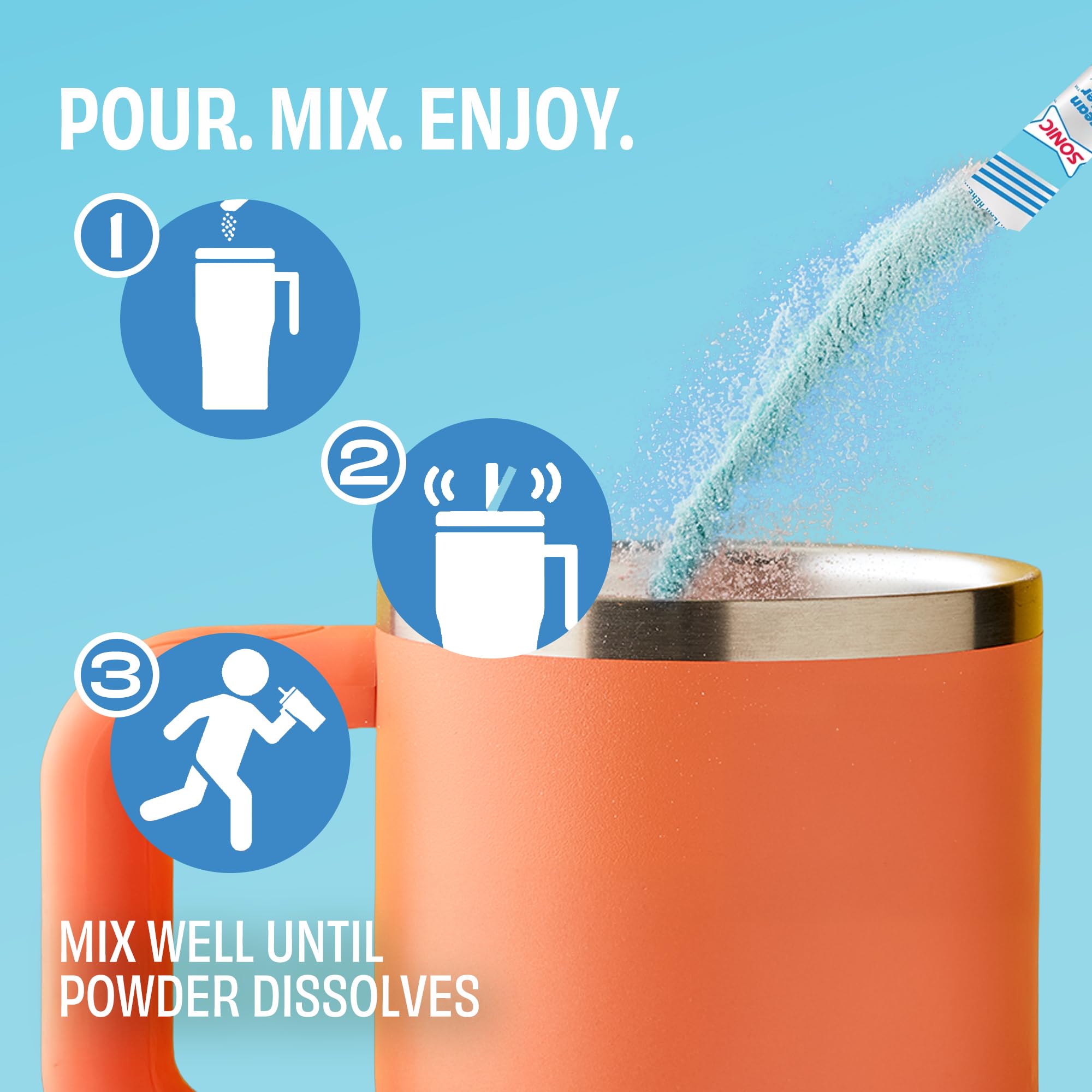 SINGLES TO GO! Ocean Water three-box set offers convenient value and flavor.