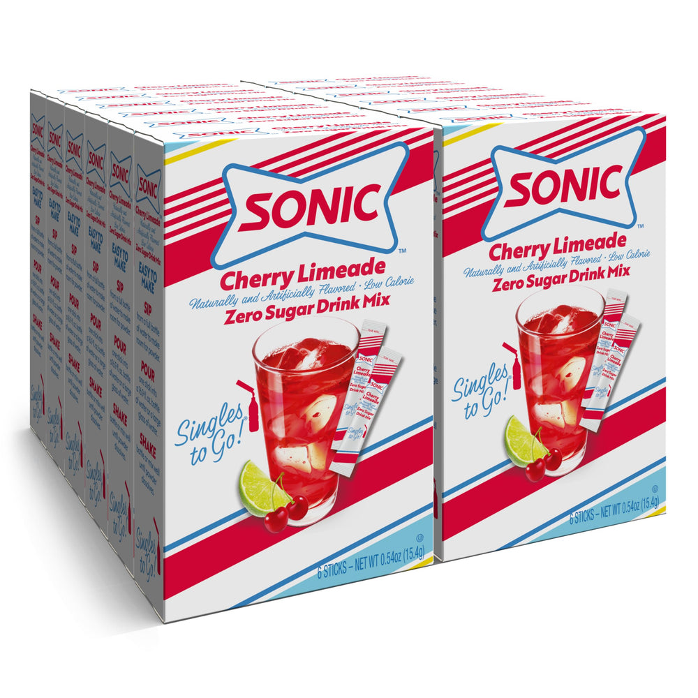 SINGLES TO GO Sonic Cherry Limeade packet ready to mix for on the go flavor