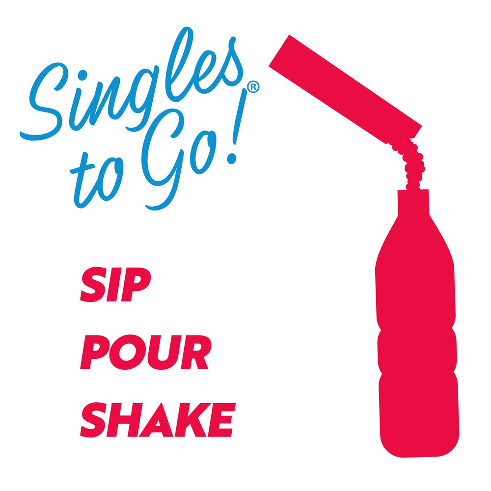 SINGLES TO GO! Sonic flavor burst in a glass for energized hydration.