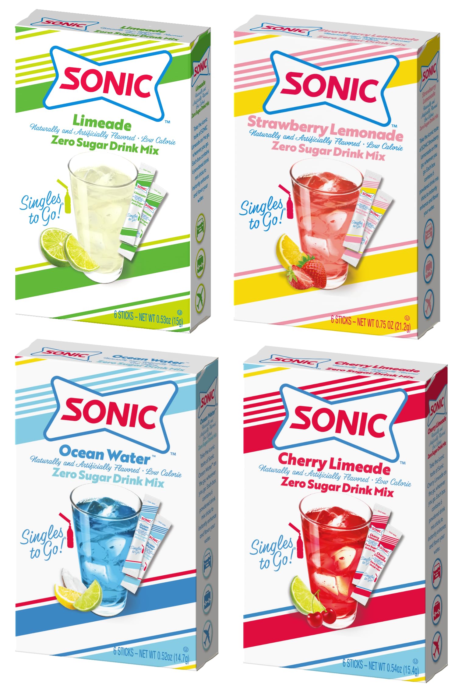 SINGLES TO GO! Sonic Limeade packet ready for on-the-go hydration