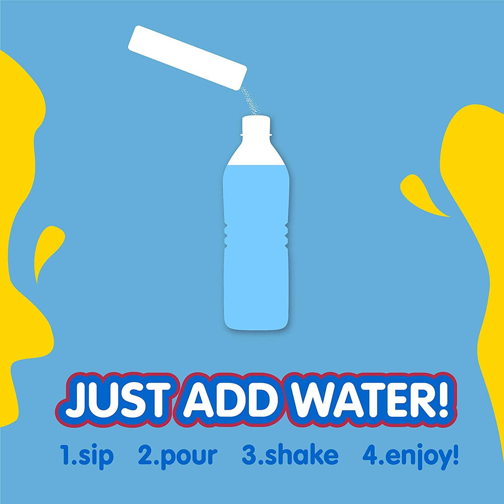 Individual sticks are easy to open and pour into water.