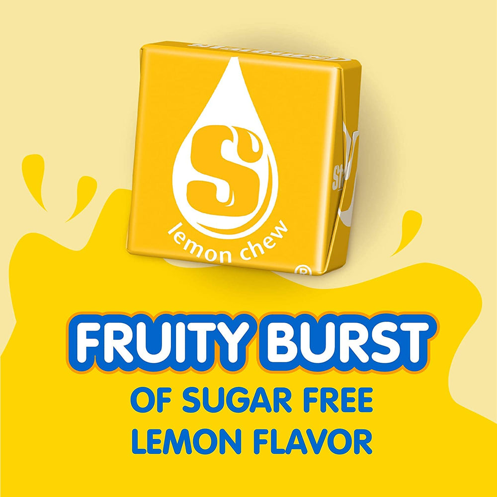 SINGLES TO GO Starburst Lemon sugar-free label highlights a lighter beverage option.