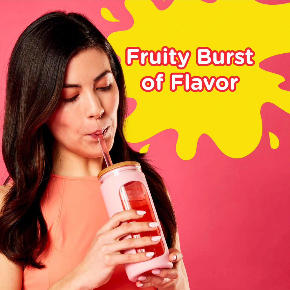 Starburst Singles To Go orange flavor packet for bold taste.