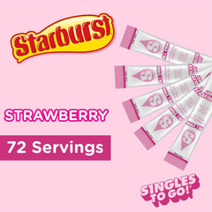 Starburst Singles To Go powder stick being stirred into water for easy mixing