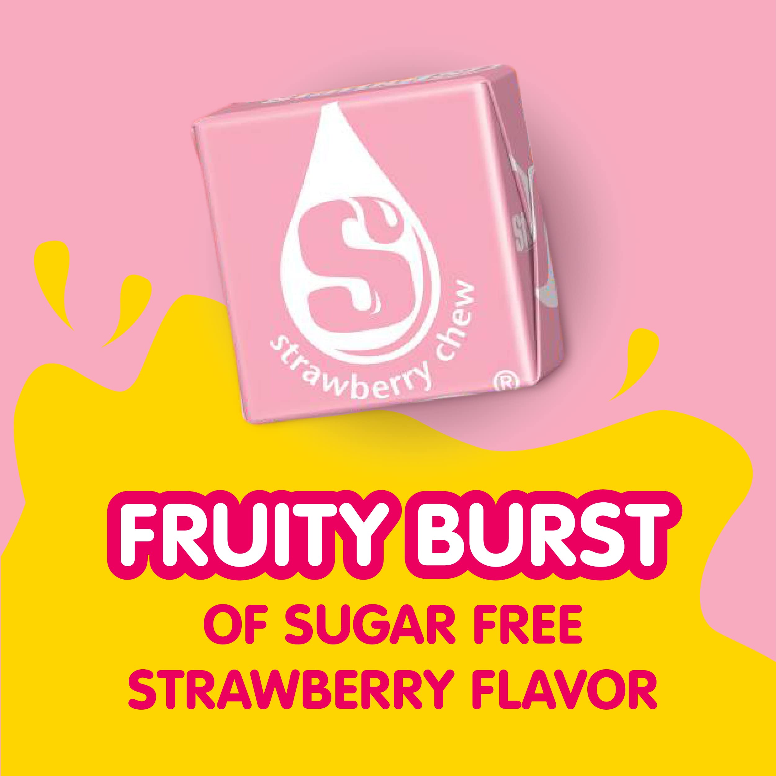 Starburst Singles To Go zero sugar strawberry in a glass ready to sip.
