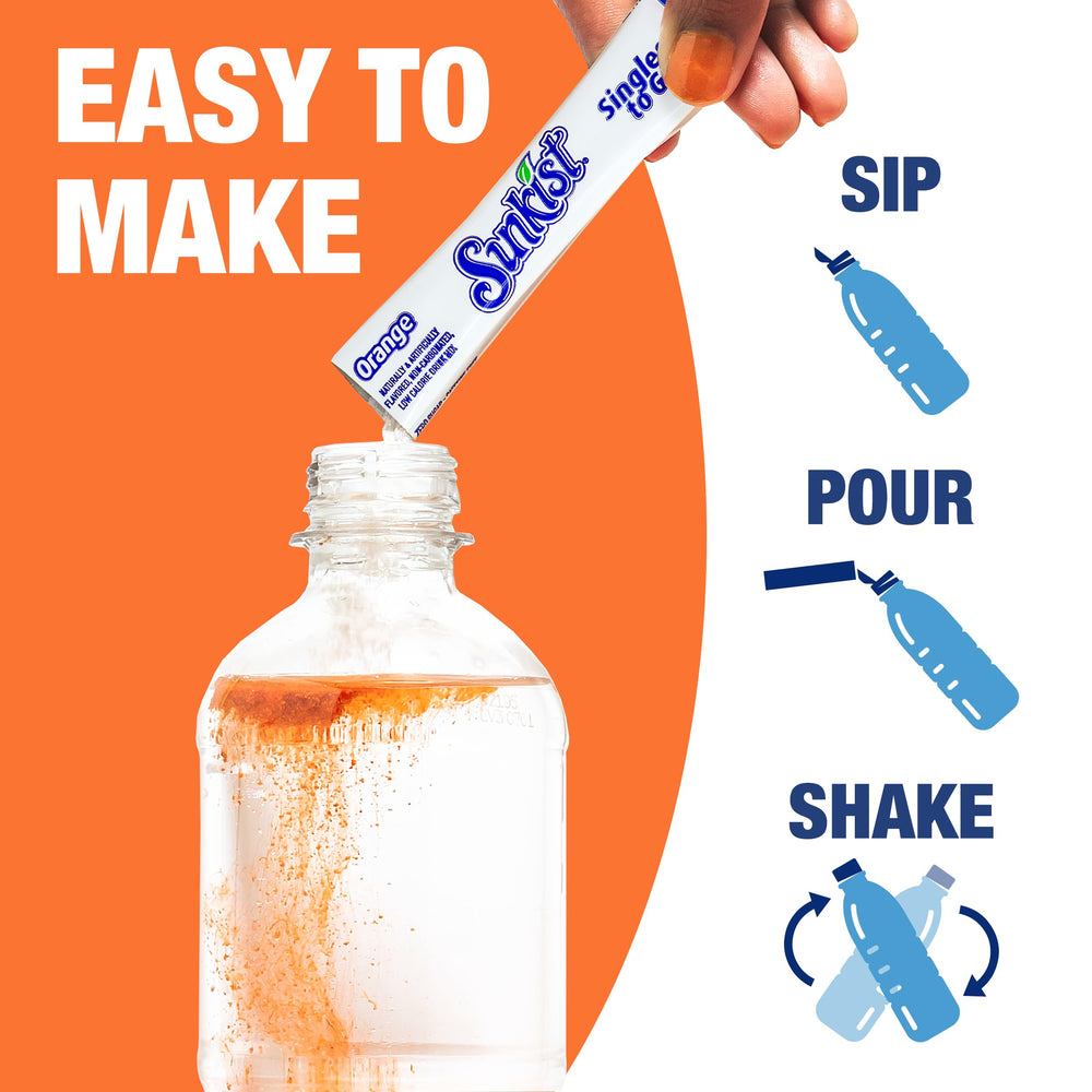 SUNKIST pineapple packet brings sunny tropical flavor to hydration