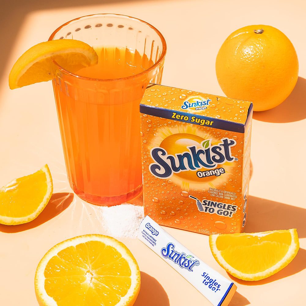 SUNKIST strawberry packet adds fruity refreshment to your water bottle