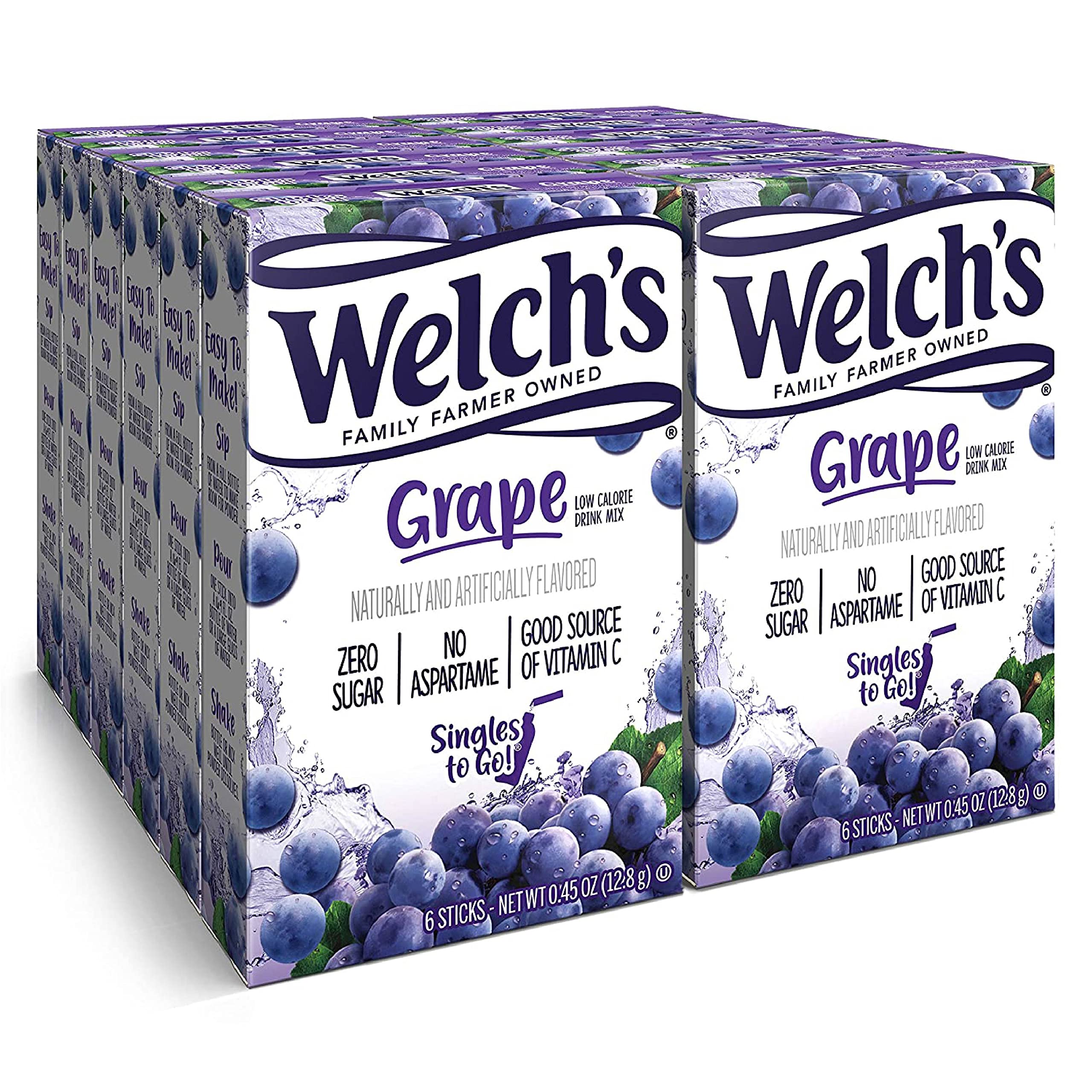 Welch's grape boxes offer convenient flavor on the go.