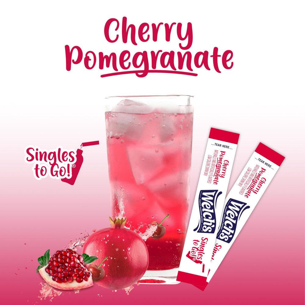 Welch's Singles To Go! travel-friendly packets for on-the-go.