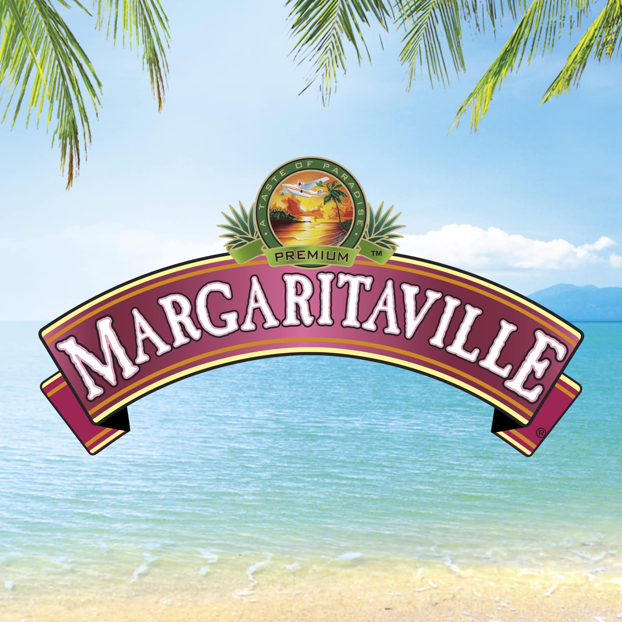 SINGLES TO GO Margaritaville water bottle with stick ready to shake