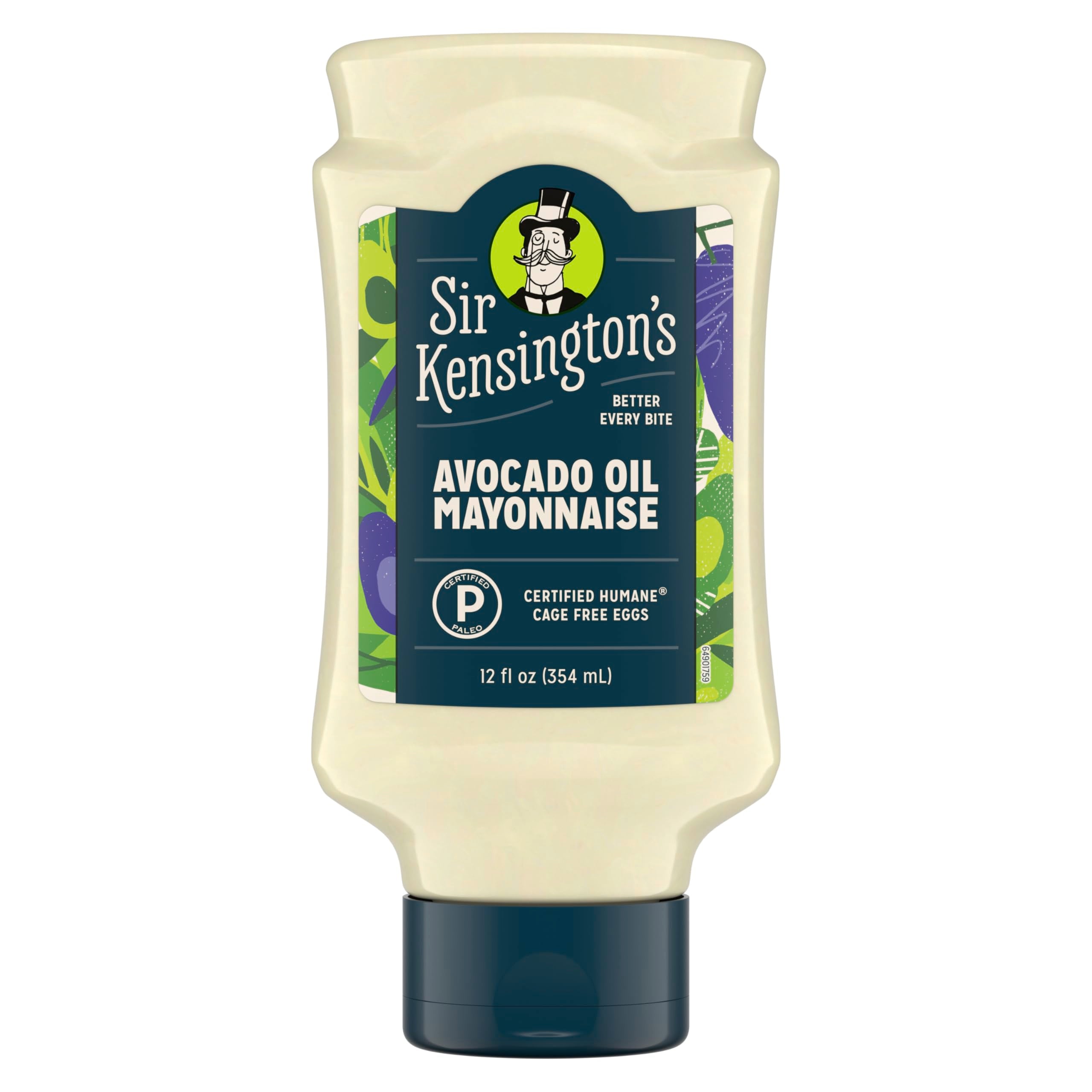 Sir Kensington's Avocado Oil Mayo bottle pour for creamy sandwiches