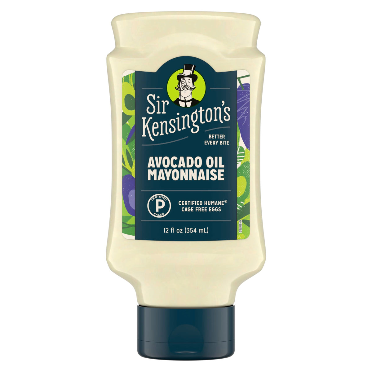 Sir Kensington's Avocado Oil Mayo bottle pour for creamy sandwiches