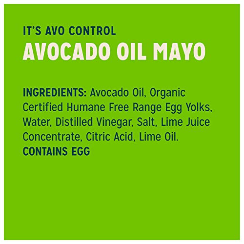 Sir Kensington's Avocado Oil Mayo ingredients panel highlights avocado oil