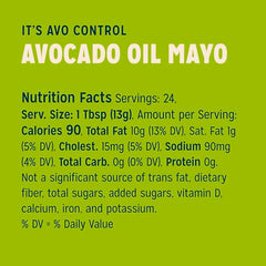 Sir Kensington's Avocado Oil Mayo label closeup shows clean ingredients