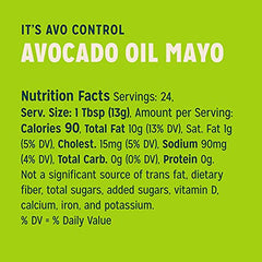 Sir Kensington's Avocado Oil Mayo gluten-free label and Non-GMO verification.