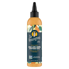 Sir Kensington's Chile Lime Crema Everything Sauce bottle for dressings.