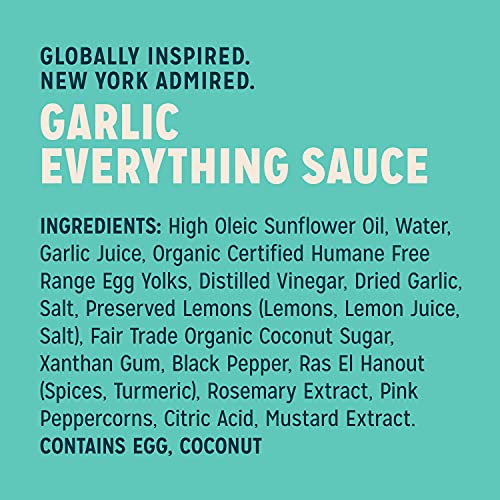 Cold-weather note: separate content may occur in transit for Sir Kensington's sauce.