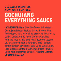 Gochujang Everything Sauce on a veggie tray adds bold flavor and depth
