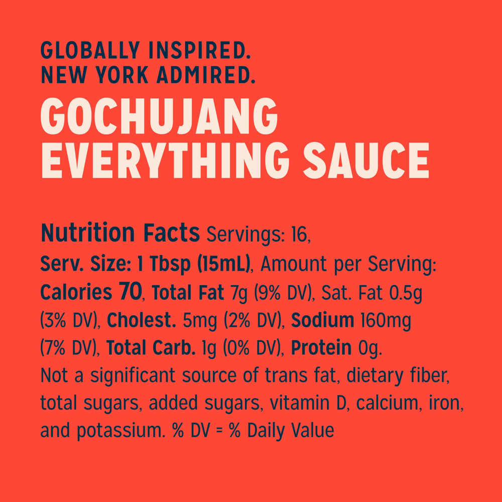 Pouring Sir Kensington's Gochujang Everything Sauce for a spicy glaze on chicken