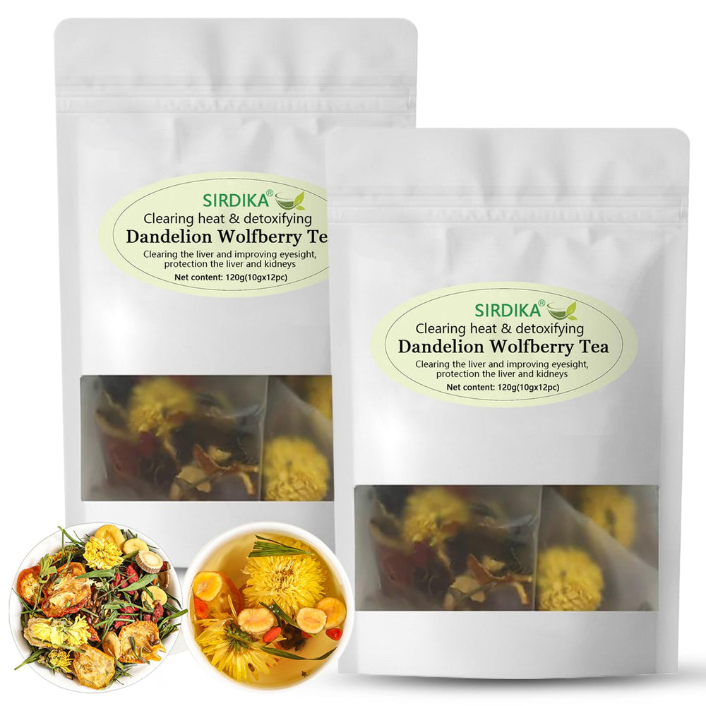 SIRDIKA dandelion-wolfberry tea bags packs for convenient daily herbal brew