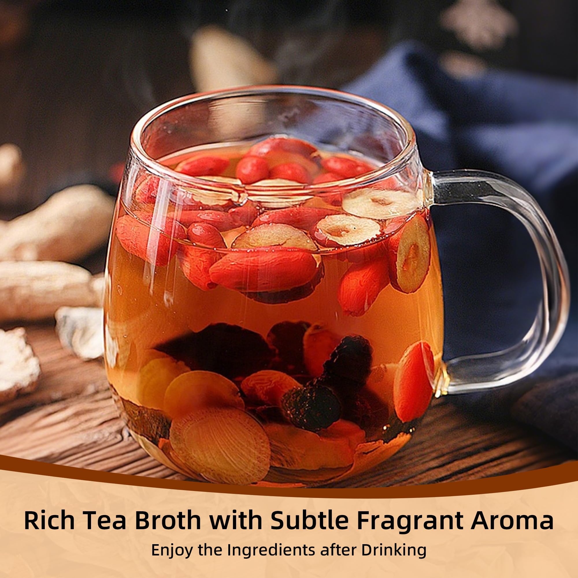 SIRDIKA tea cup with steeped brew showing deep color