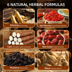 SIRDIKA Ginseng Five Treasures tea pack displaying rich color and ingredients