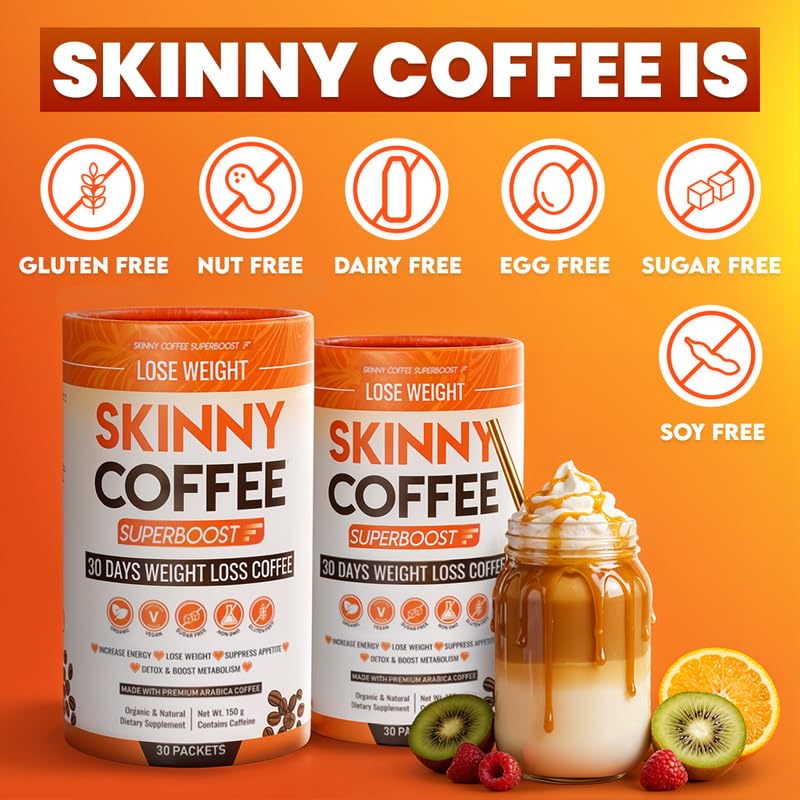 Garcinia cambogia notes in Skinny Coffee SuperBoost for metabolic feel.