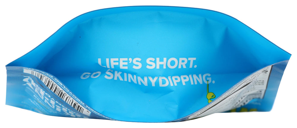 SkinnyDipped almonds crunch-time snack, perfect at work.
