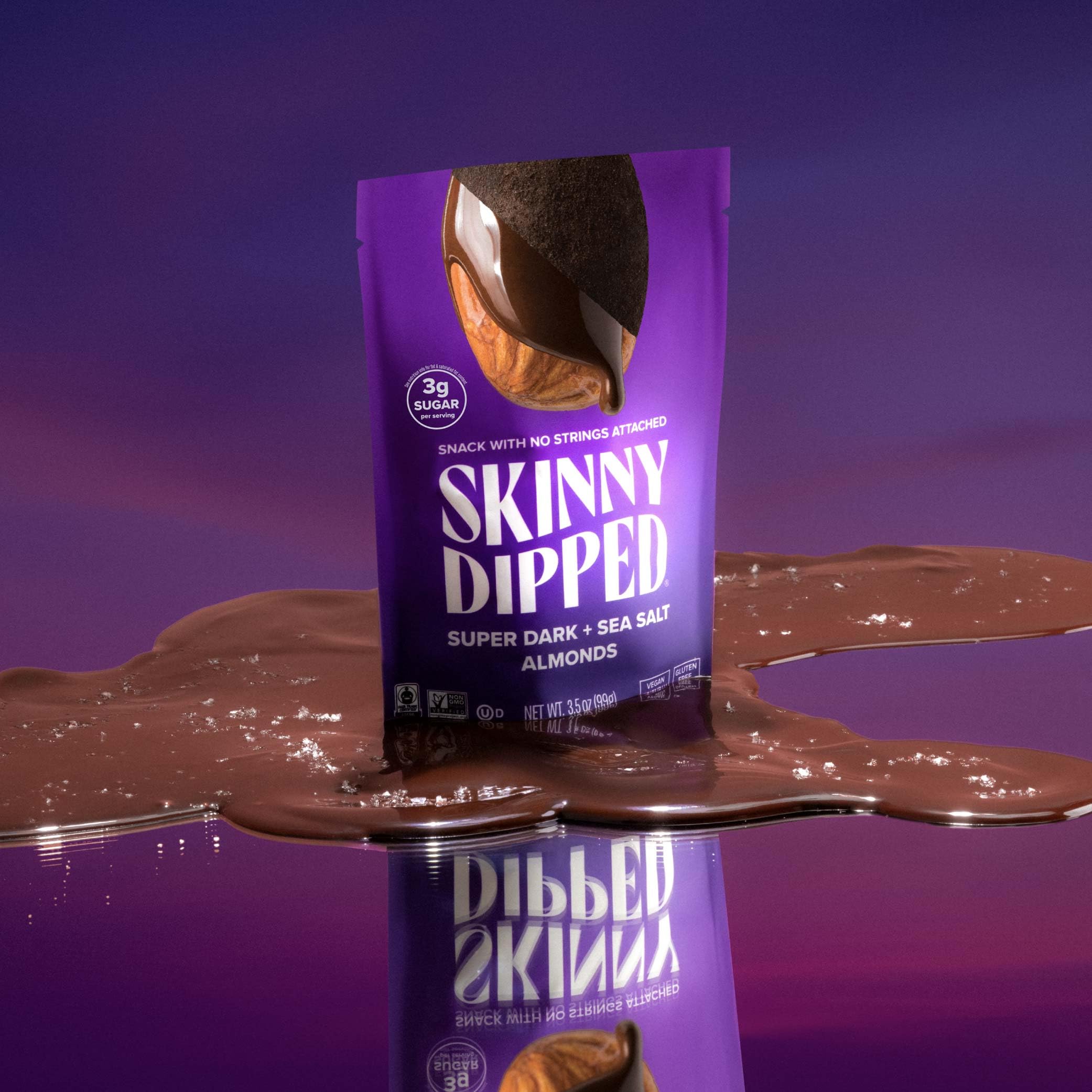 SkinnyDipped almonds are gluten-free and non-GMO.