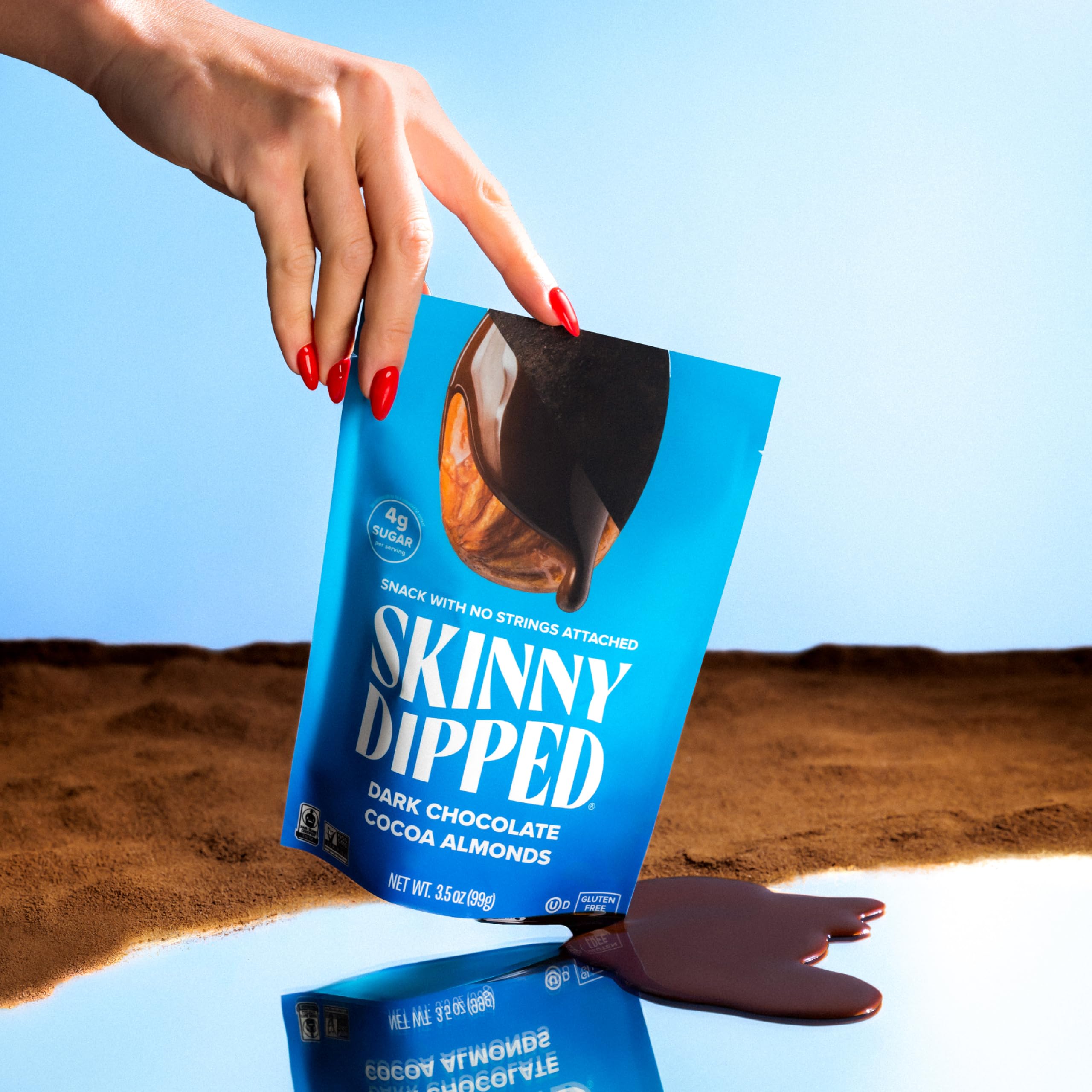 SKINNYDIPPED Kosher-certified snack option for varied diets