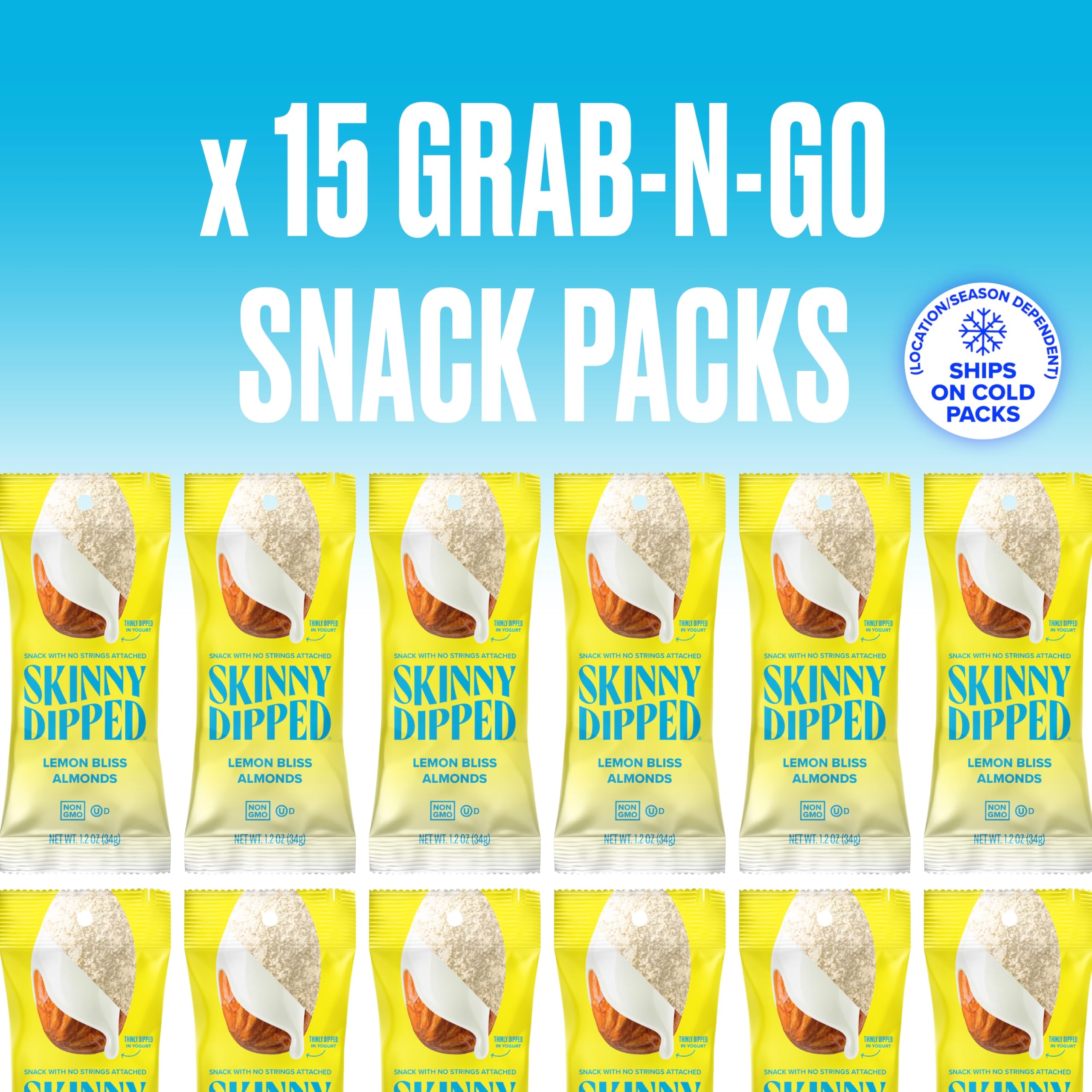 SkinnyDipped Lemon Bliss Almonds lemon zest detail highlights citrus aroma and fresh flavor