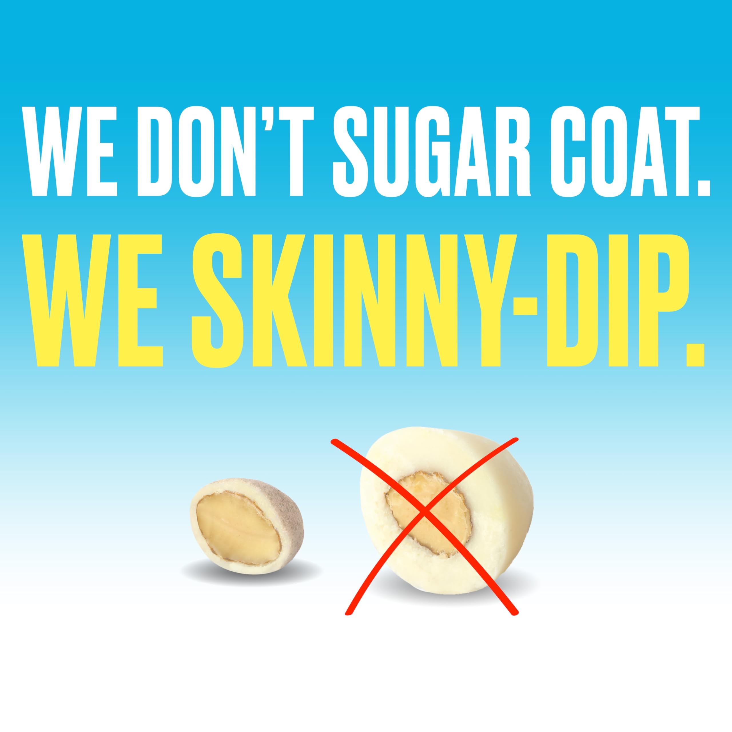 SkinnyDipped Lemon Bliss on-the-go snack demonstrates portable freshness.