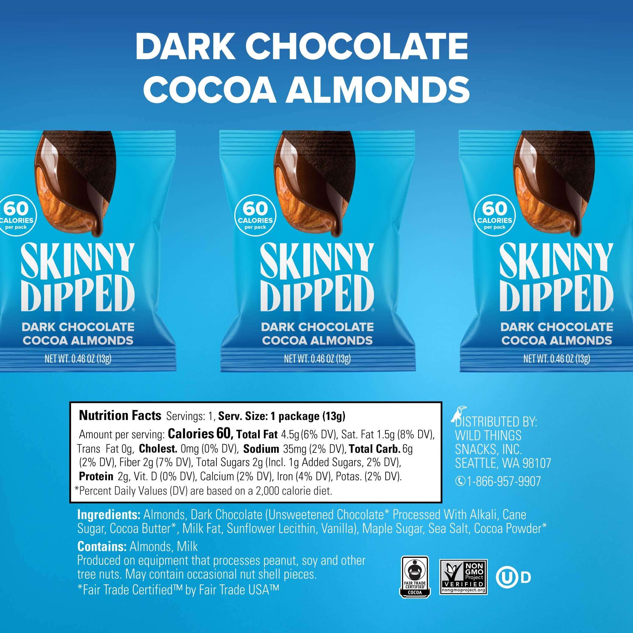 Lemon Bliss yogurt-covered SKINNYDIPPED almonds with refreshing citrus notes.