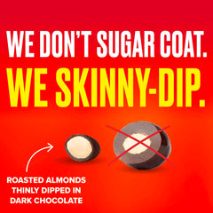 SkinnyDipped maple sugar and sea salt dust on almonds for a balanced bite.