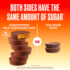 SkinnyDipped no palm oil label emphasizes clean ingredients on packaging.