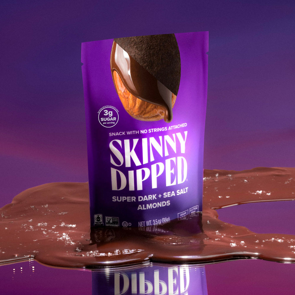 Nutrition panel imagery from SkinnyDipped ingredient list