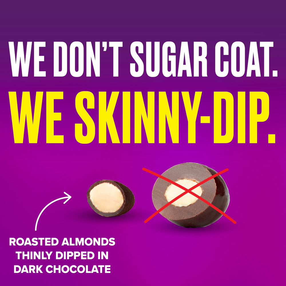 Pack of 24 SkinnyDipped mini bags for on-the-go snacking
