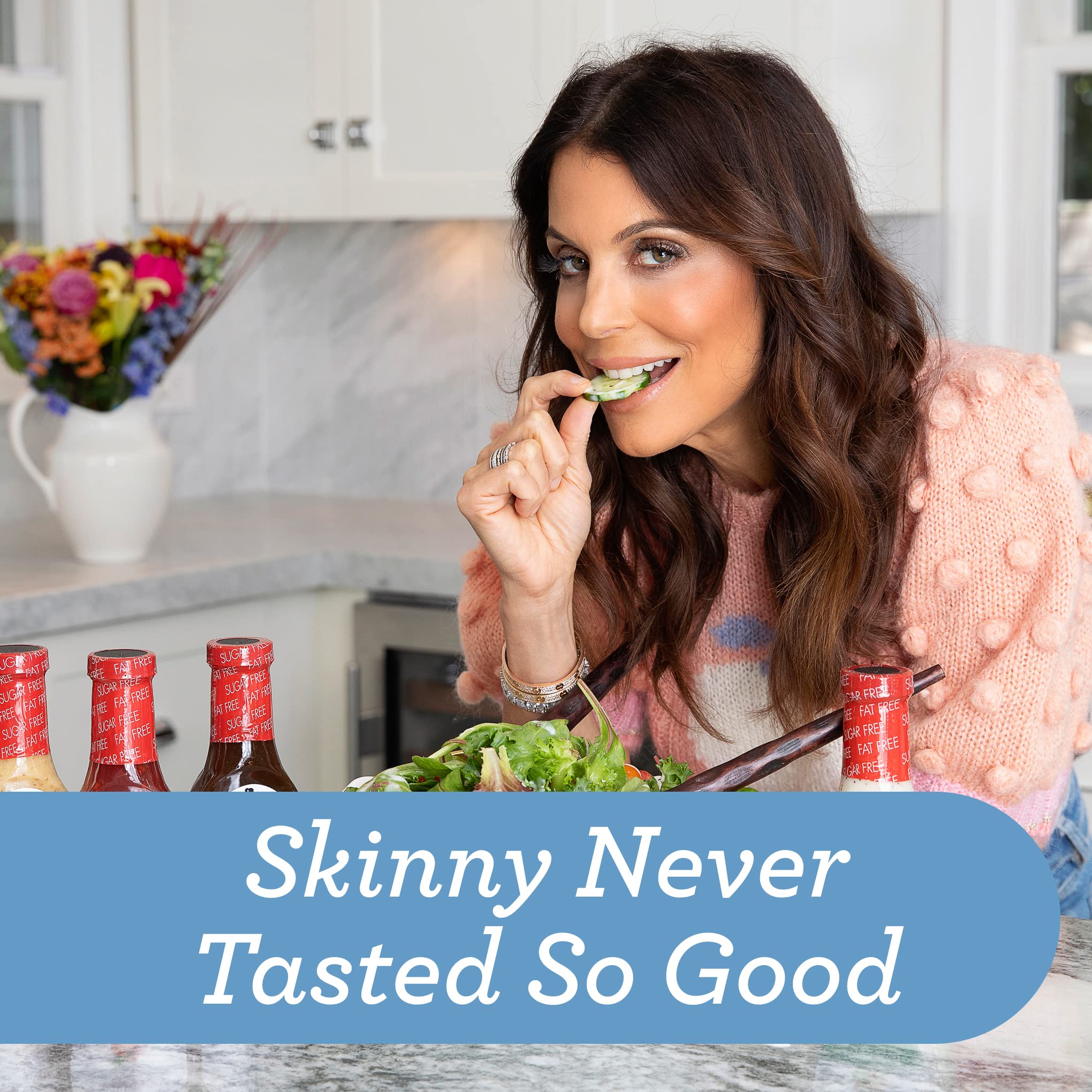 Sandwich with Skinnygirl Buttermilk Ranch Dressing adds creamy zing.
