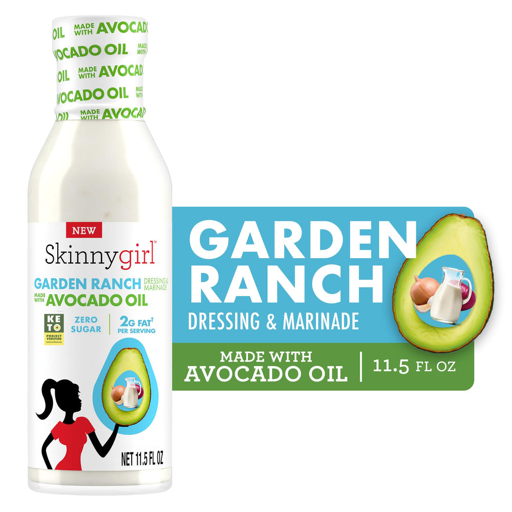 Creamy Skinnygirl ranch dressing texture ideal for dipping or salads.