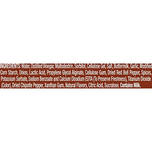 Skinnygirl fat-free salad dressing label highlights sugar-free and gluten-free ingredients