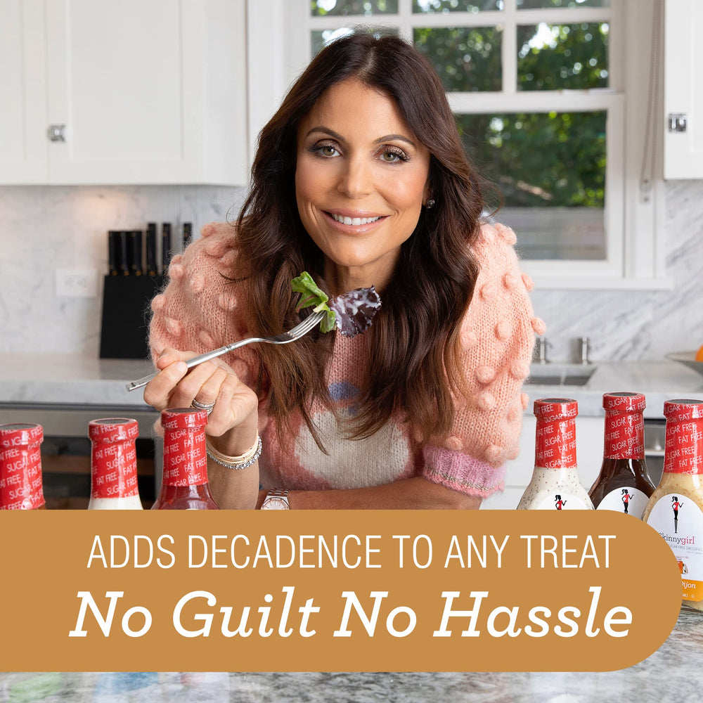 Skinnygirl Honey Dijon dressing with ingredients nearby for quick prep.