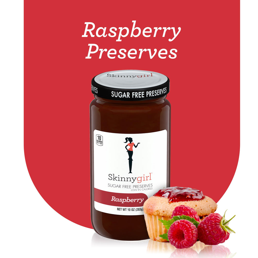 Open jar ready to spread across breakfast staples.