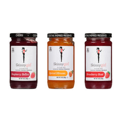 Skinnygirl Strawberry Rose preserves jar for light, cocktail-inspired spread